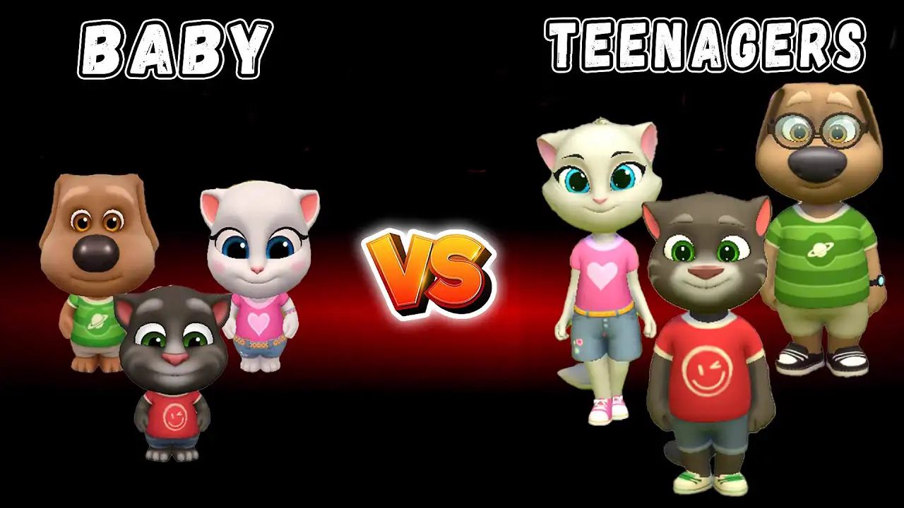 Baby vs Teenagers \ My Talking Tom and Friends 2025